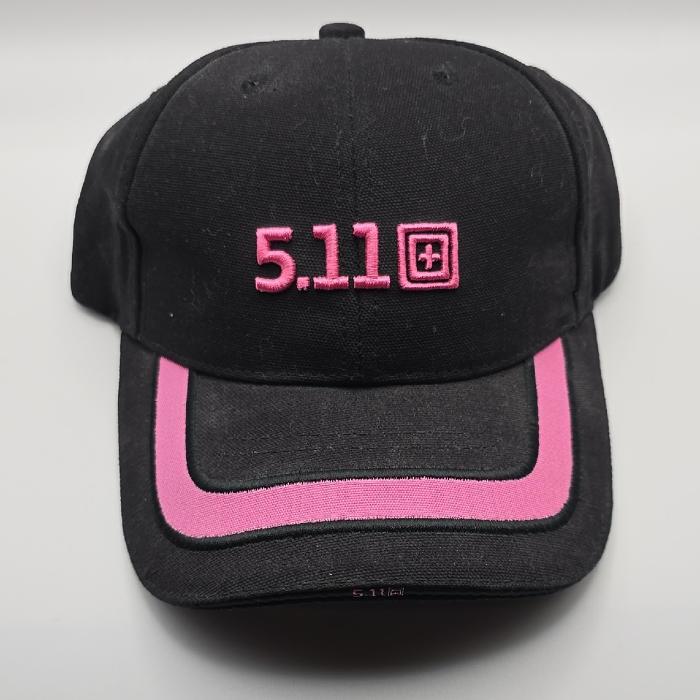 5.11 Tactical Black Cap with Pink Highlights